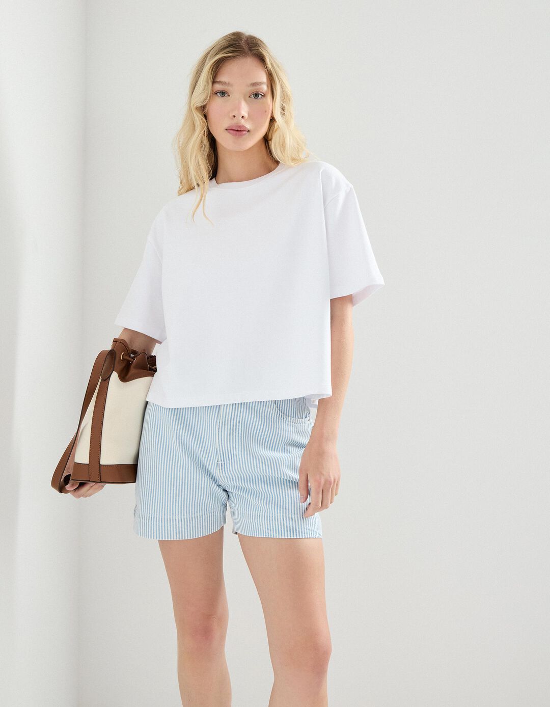 T-shirt, Mulher, Branco