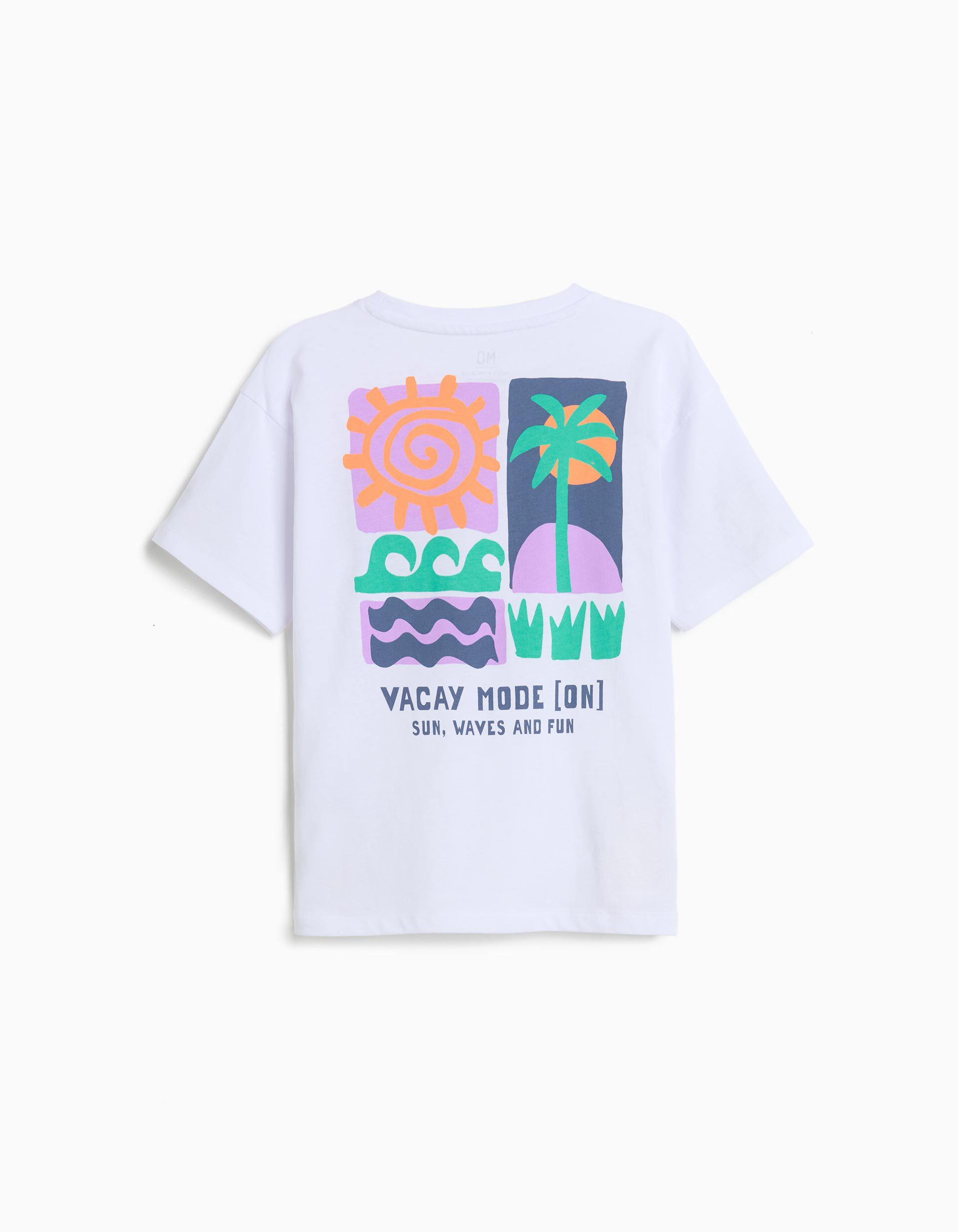Comprar Online T-shirt Estampada, Menino, Branco