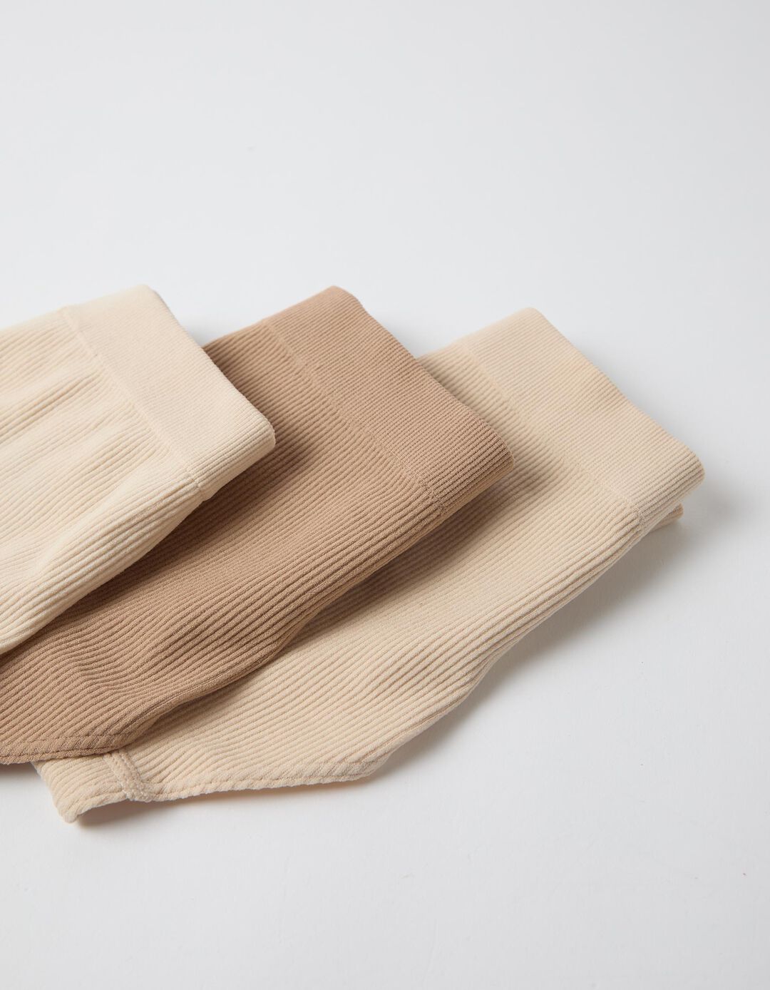 Pack 3 Cuecas Brief, Mulher, Brege