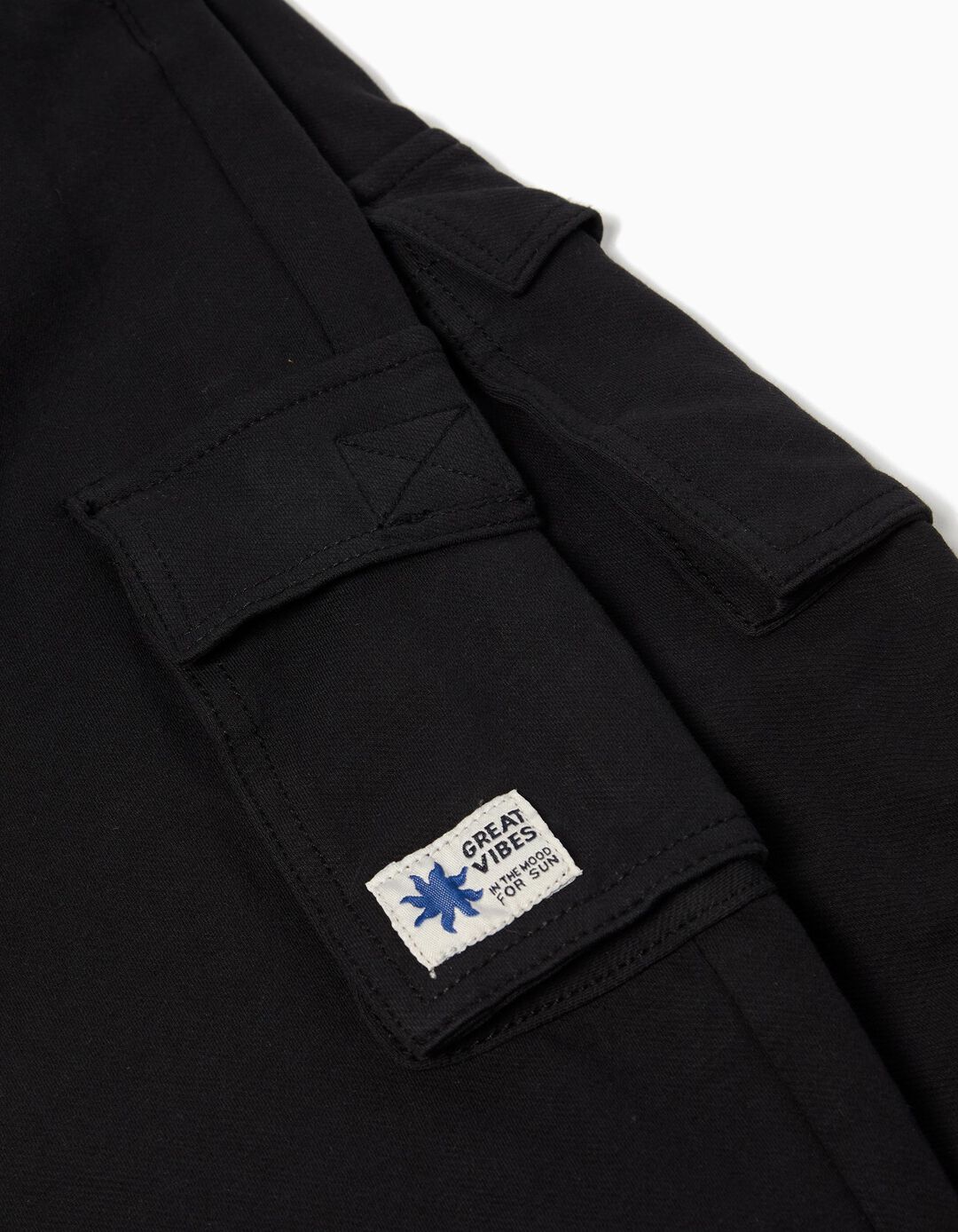 Joggers Cargo, Menino, Preto