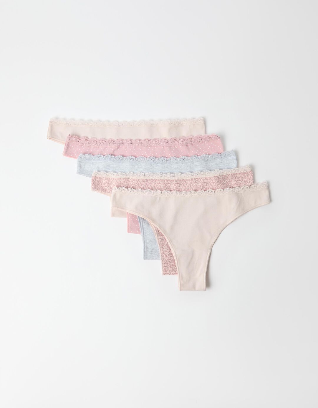 Pack 5 Cuecas Brasileiras, Mulher, Rosa