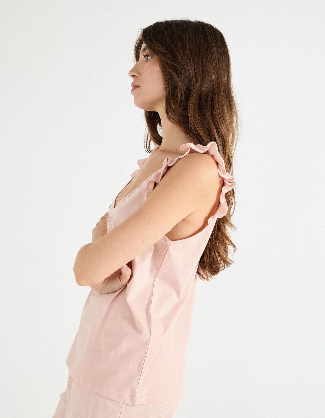 Pijama, Mulher, Rosa Claro 