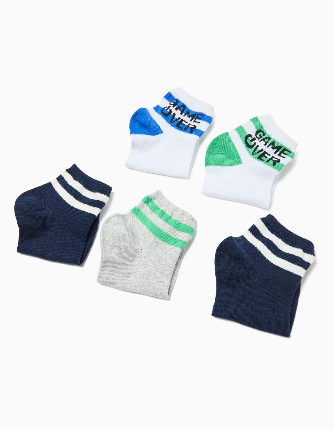 Pack 5 Pares de Meias, Menino, Multicor