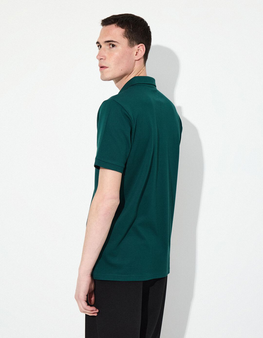 Polo Coolmax®, Homem, Verde Escuro 