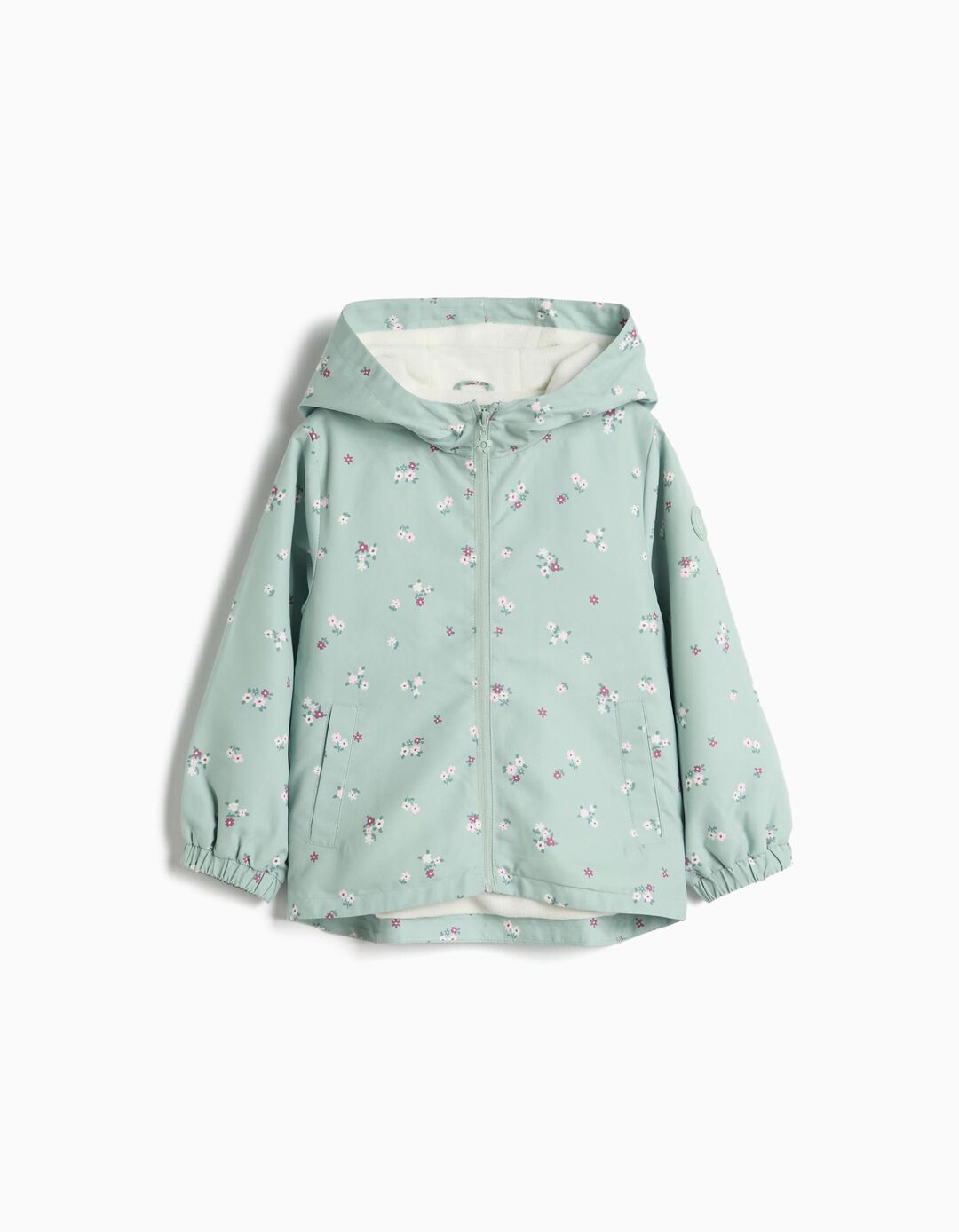 Parka Com Capuz, Menina, Verde Claro