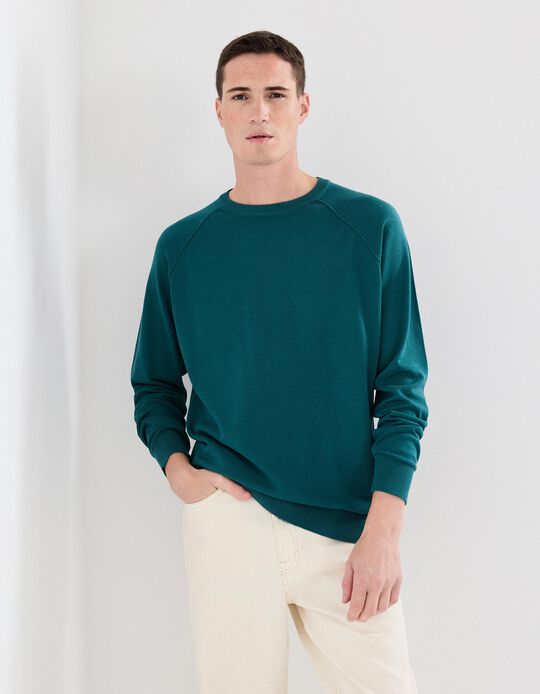 Comprar Online Camisola de Malha, Homem, Verde Escuro