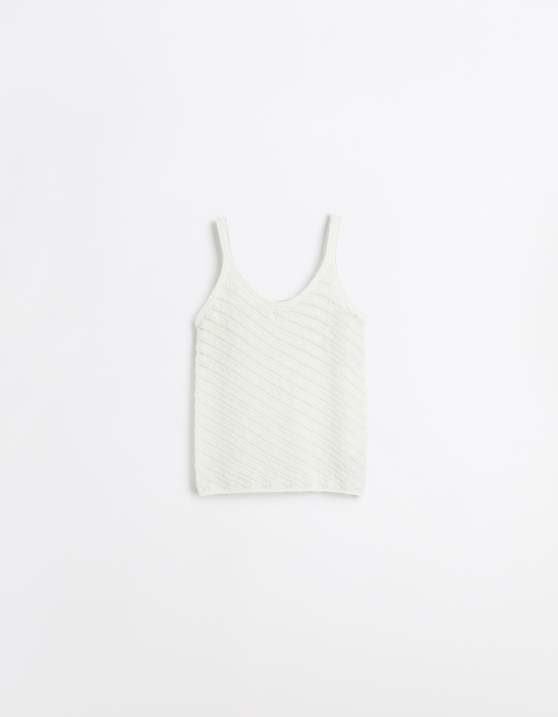Comprar Online Top Tricotado, Mulher, Branco