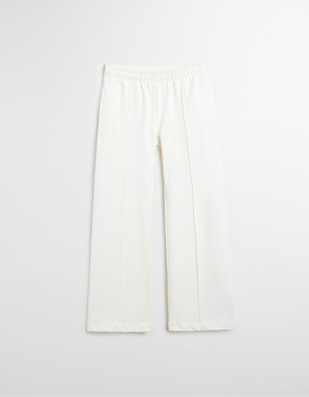 Joggers Wide Leg, Mulher, Branco 