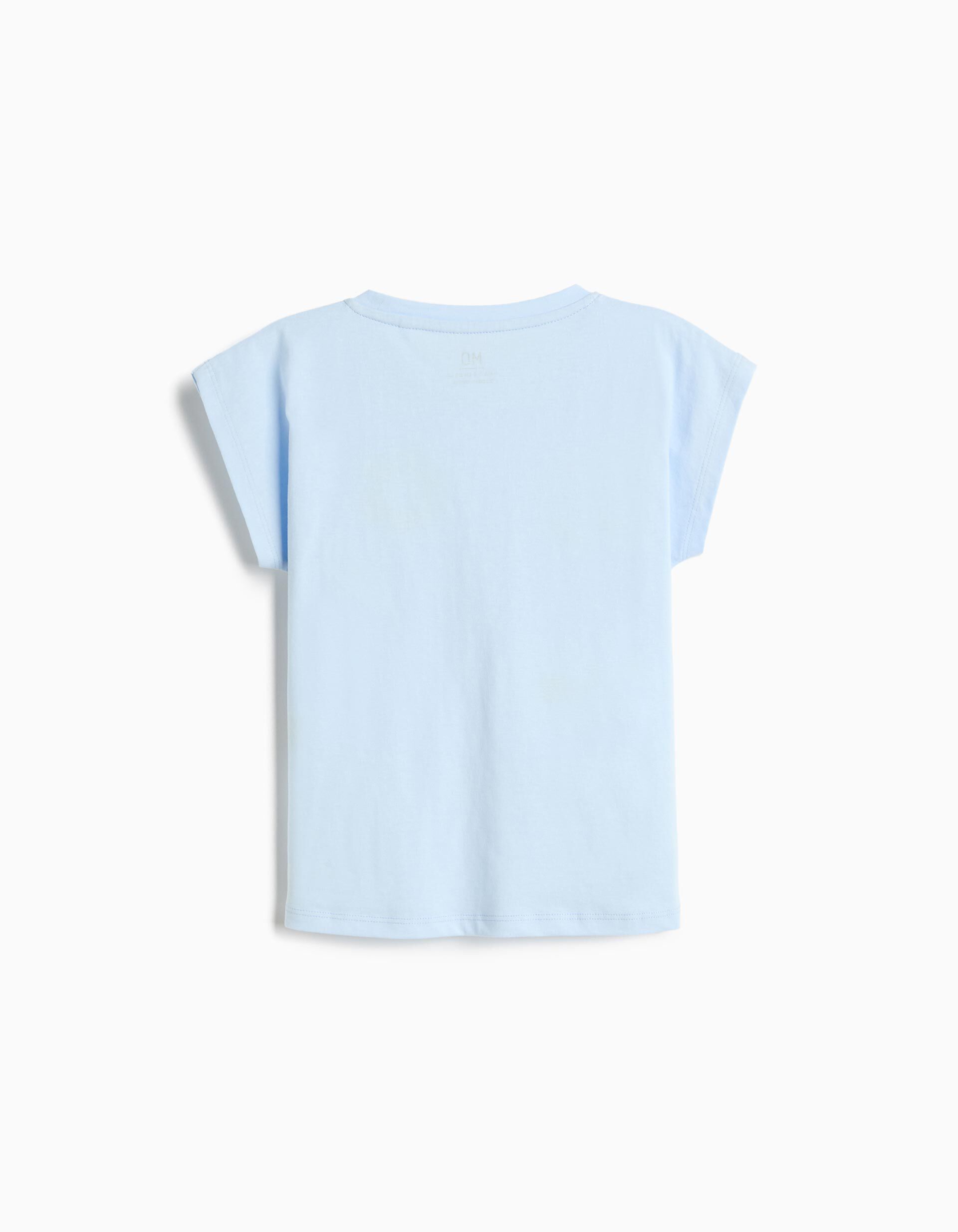 Comprar Online T-shirt Estampada, Menina, Azul Claro