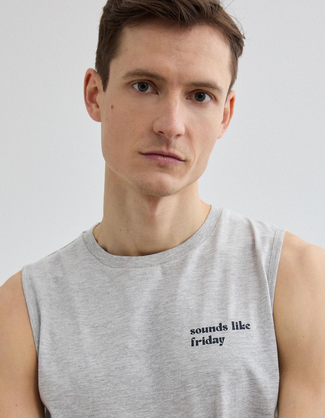 Pijama, Homem, Cinzento Claro