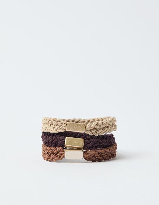Comprar Online Pack 3 El&aacute;sticos, Mulher, Multicolor 