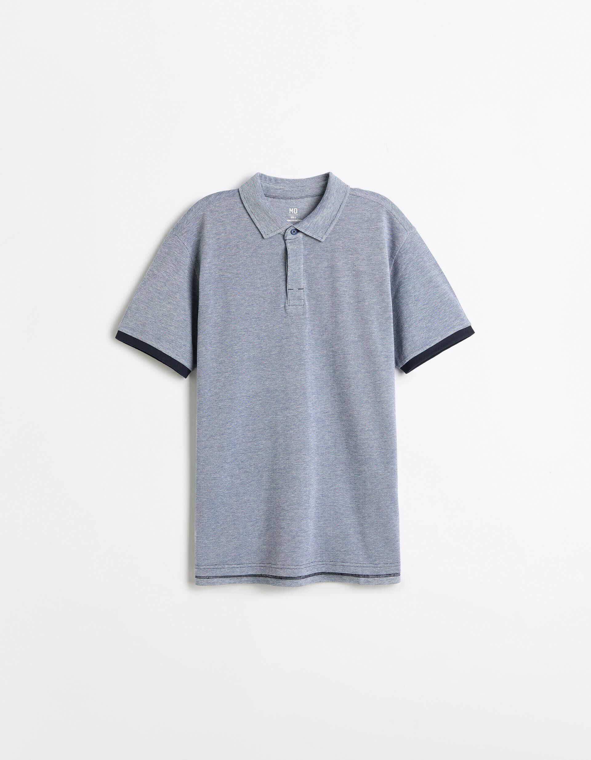 Comprar Online Polo Oxford Piquet, Homem, Azul