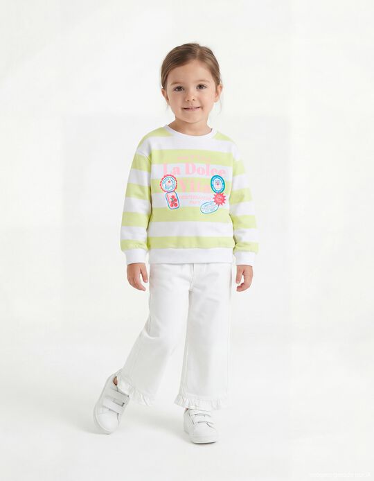 Comprar Online Sweatshirt, Menina, Amarelo Claro
