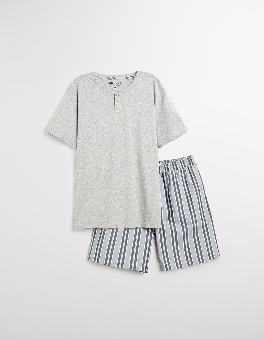 Pijama Jersey, Homem, Cinzento