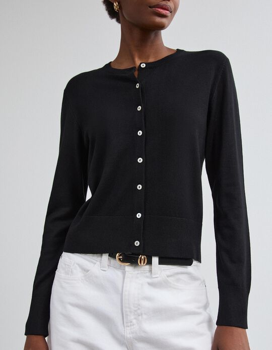 Comprar Online Casaco De Malha, Mulher, Preto