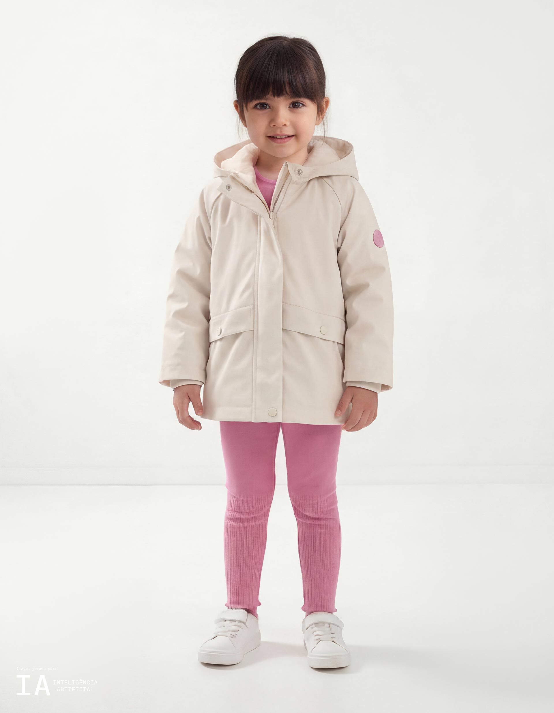 Comprar Online Parka, Menina, Branco