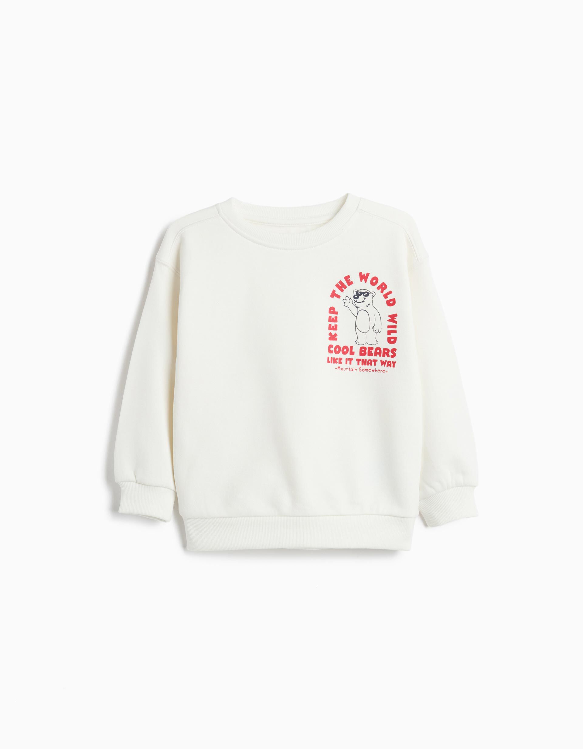 Comprar Online Sweatshirt De Felpa, Menino, Branco