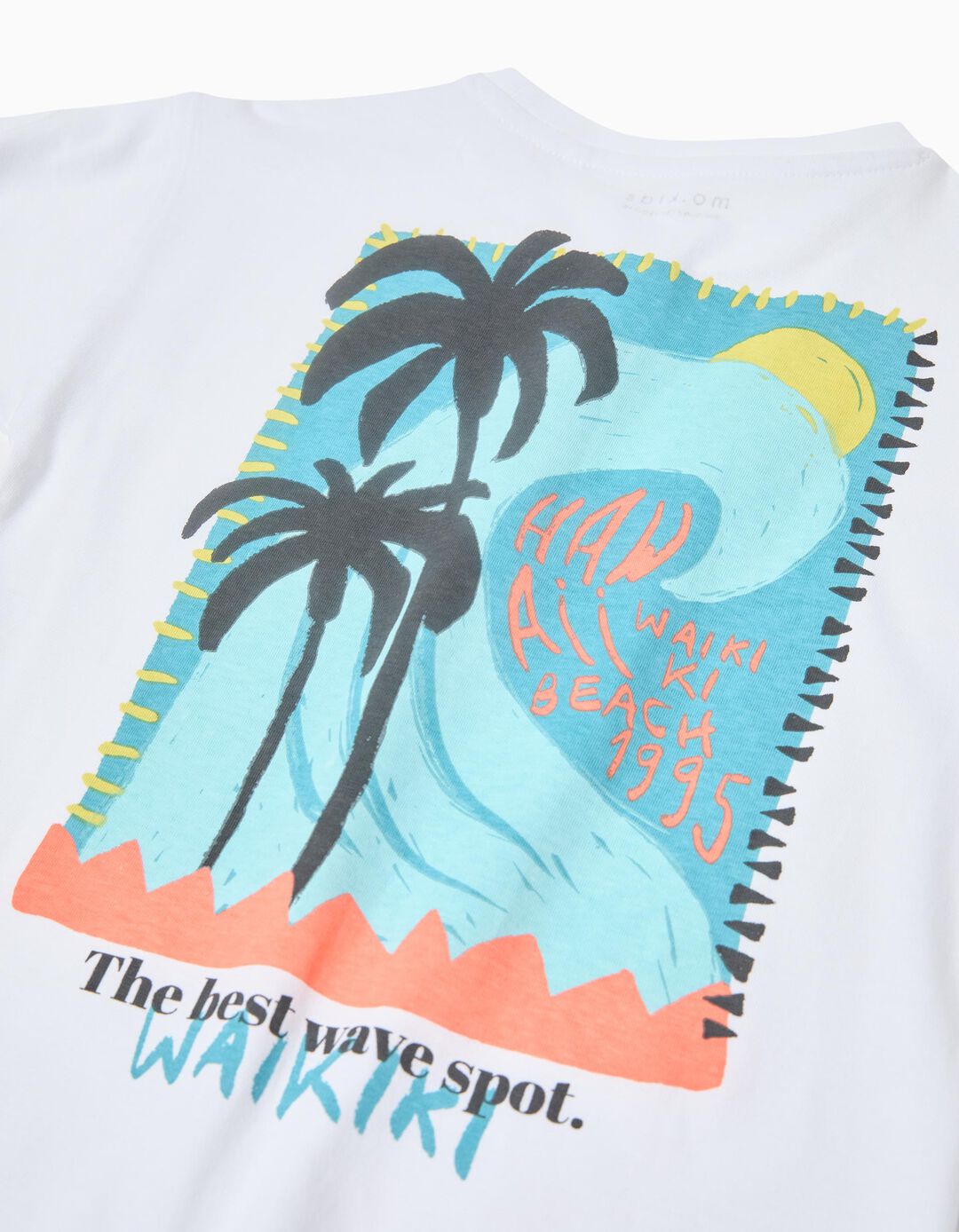 T-shirt Print, Menino, Branco 