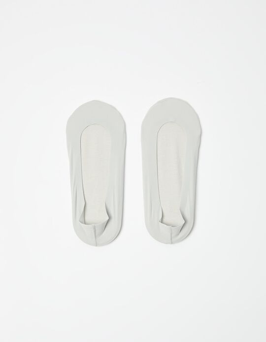 Comprar Online Pack 2 Pares de Meias Invis&iacute;veis, Mulher, Cinzento