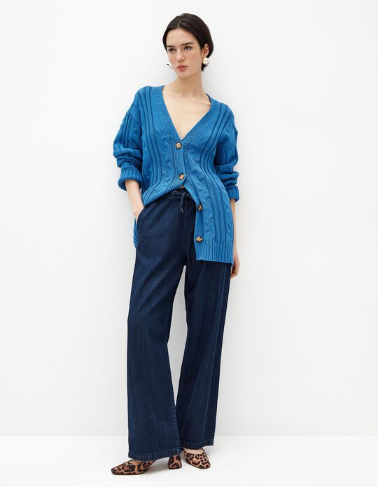 Comprar Online Calças 'Straight', Mulher, Azul Escuro 