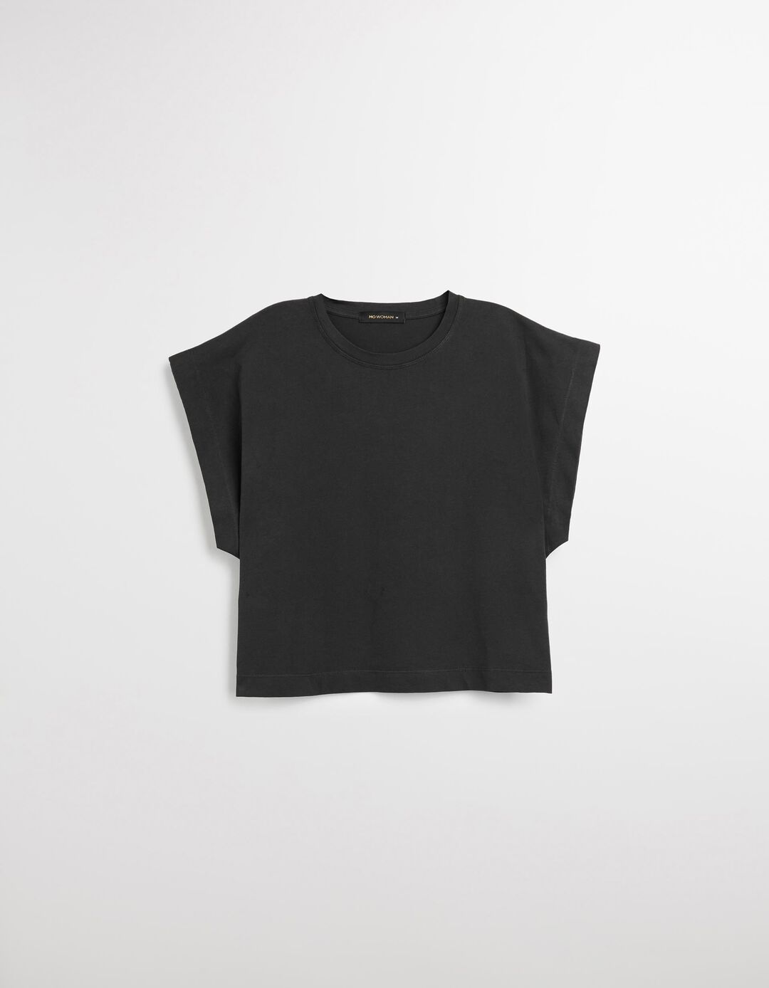 T-shirt, Mulher, Cinzento Escuro