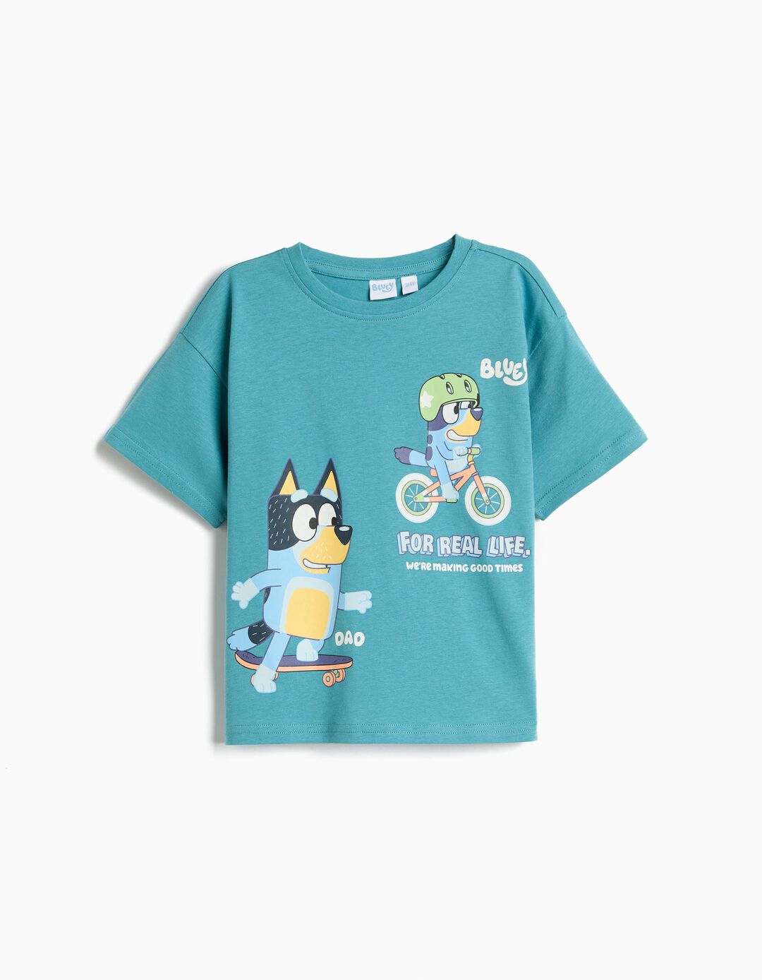 T-shirt Estampada 'Bluey', Menino, Azul