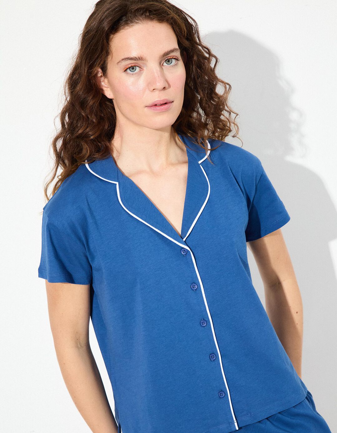 Pijama, Mulher, Azul Escuro