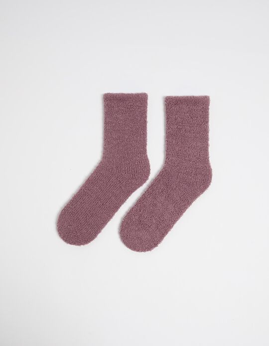 Comprar Online Meias Aconchegantes, Mulher, Rosa Escuro