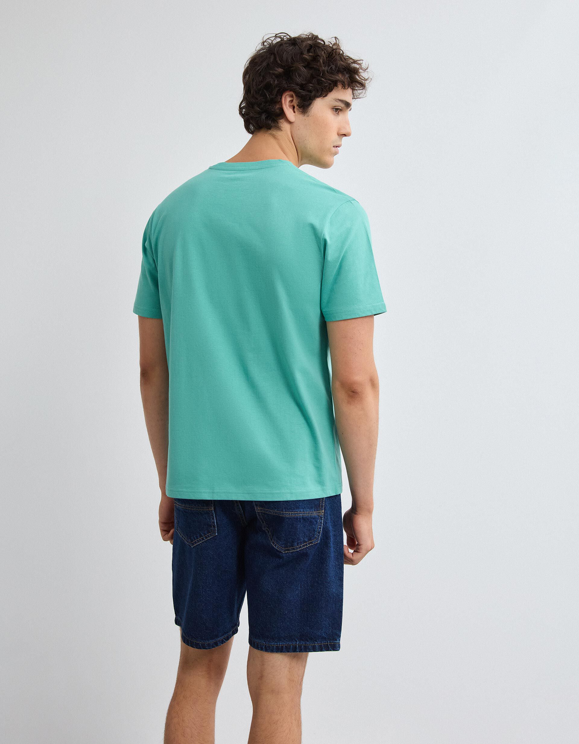 Comprar Online T-shirt Jersey, Homem, Verde Claro