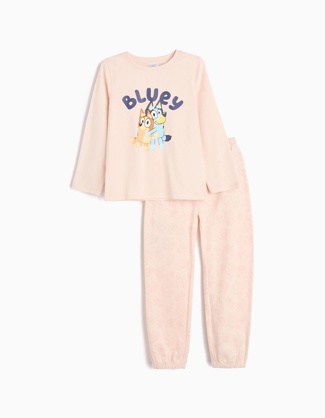 Pijama 'Bluey', Menina, Rosa Claro