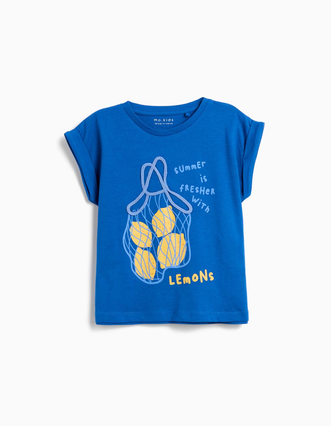 T-shirt, Menina, Azul 