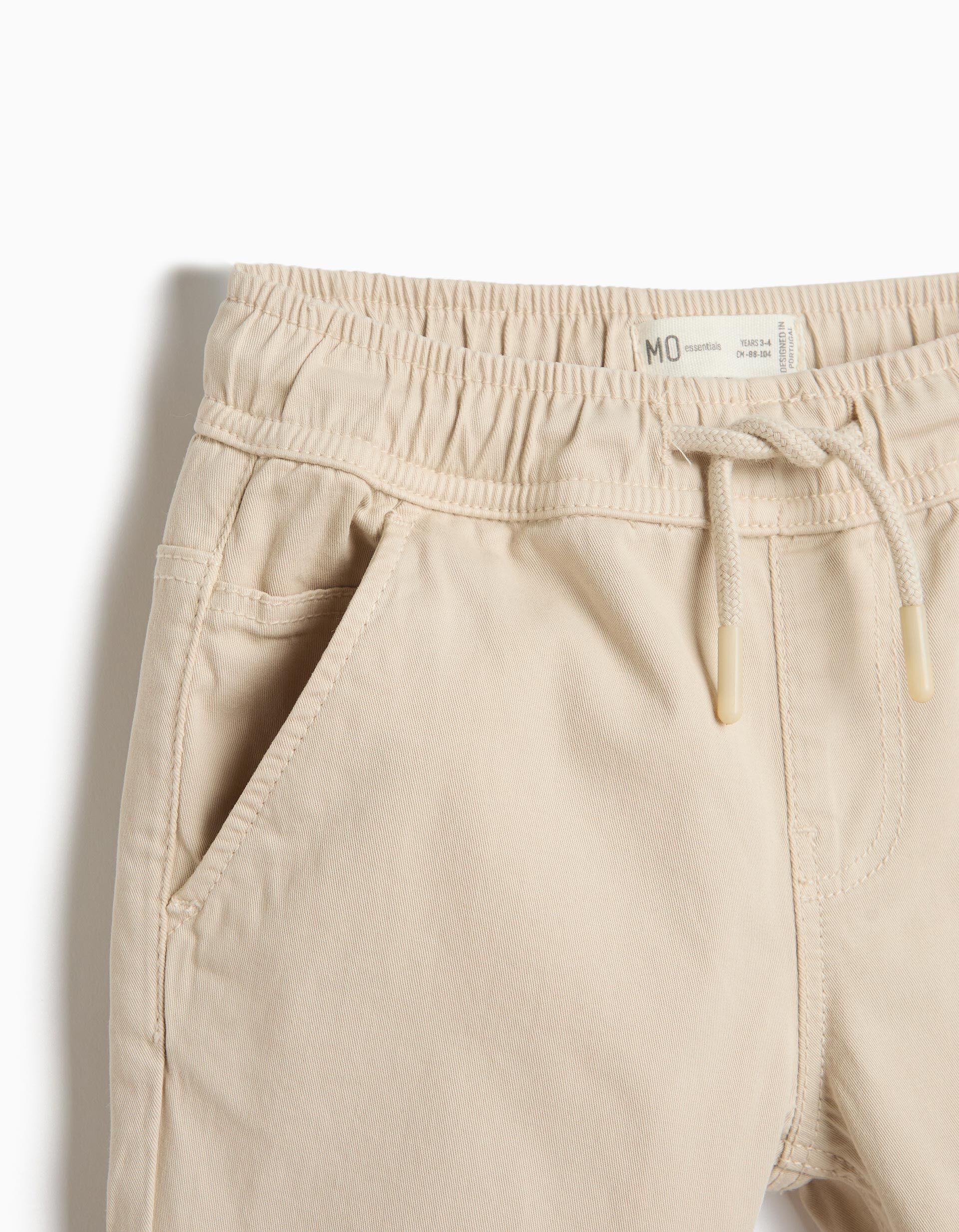 Comprar Online Cal&ccedil;as Jogger, Menino, Bege Claro