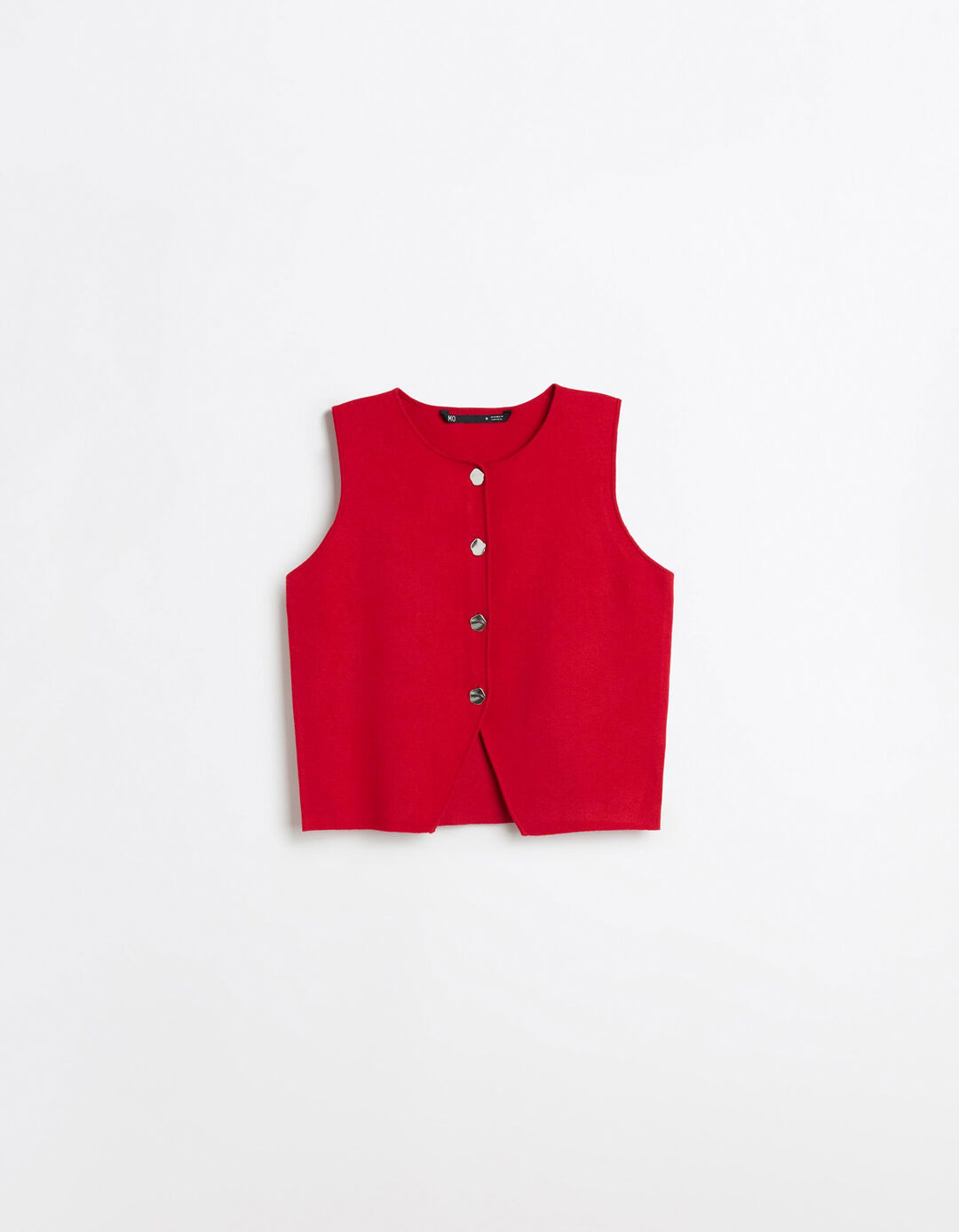 Colete de Malha, Mulher, Vermelho