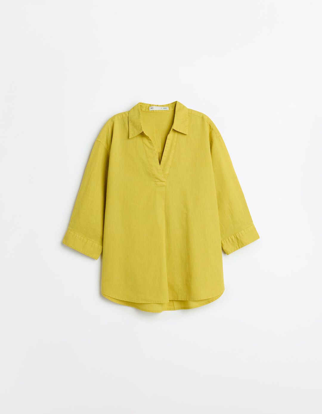 Blusa com Linho, Mulher, Verde