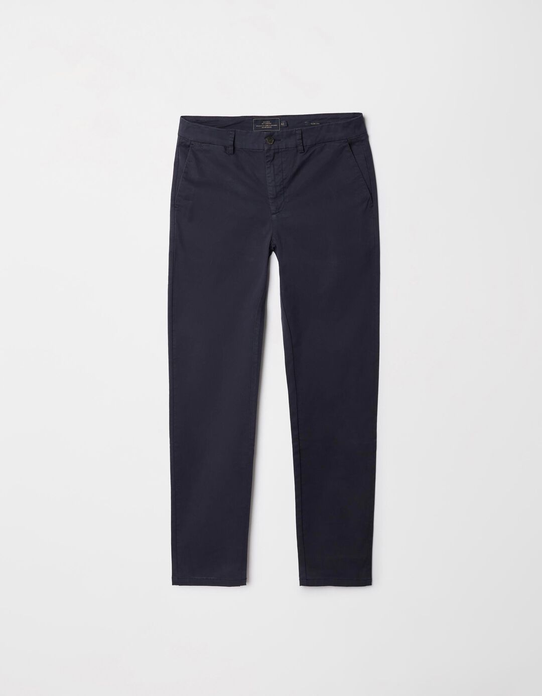 Calças Chino Slim, Homem, Azul Escuro