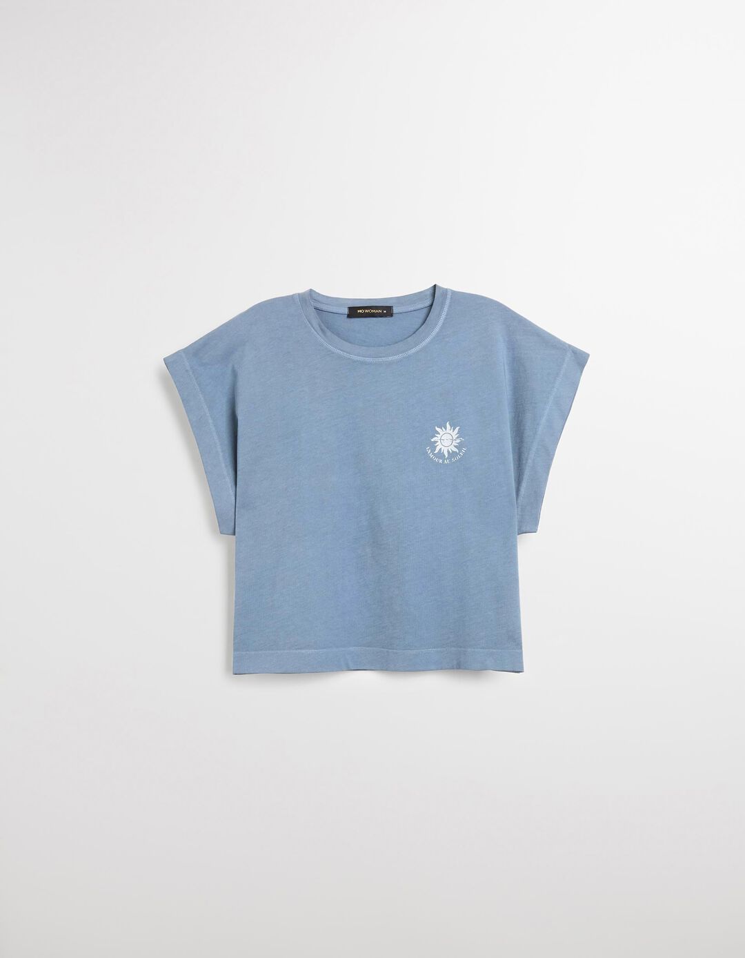 T-shirt, Mulher, Azul