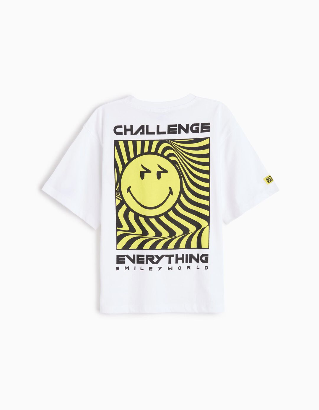 T-shirt 'Smiley World', Menino, Branco