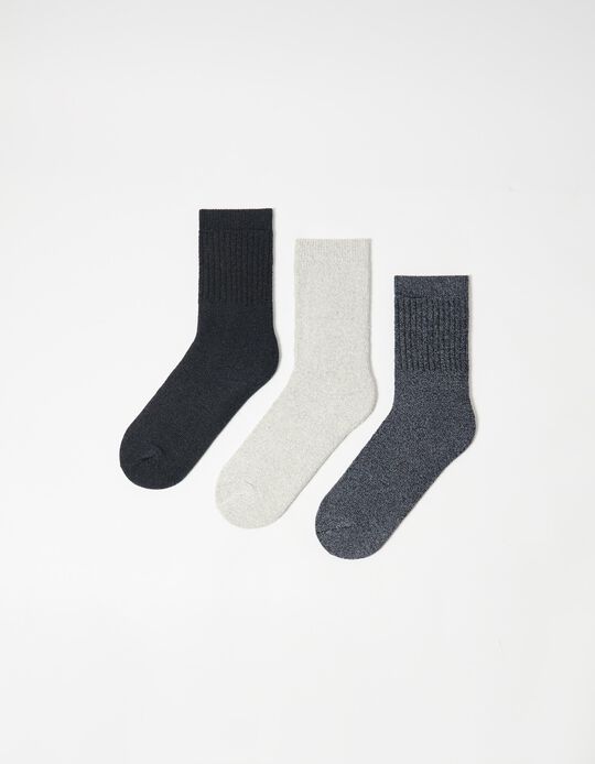 Comprar Online Pack 3 Pares de Meias, Homem, Azul