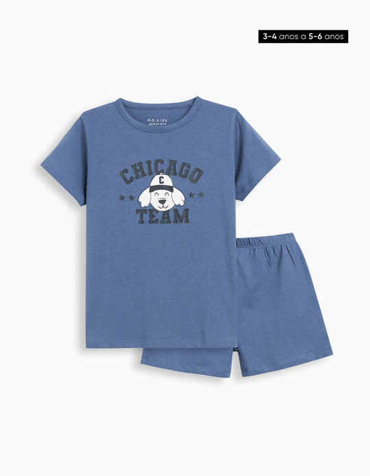 Comprar Online Pijama Jersey, Menino, Azul Escuro 