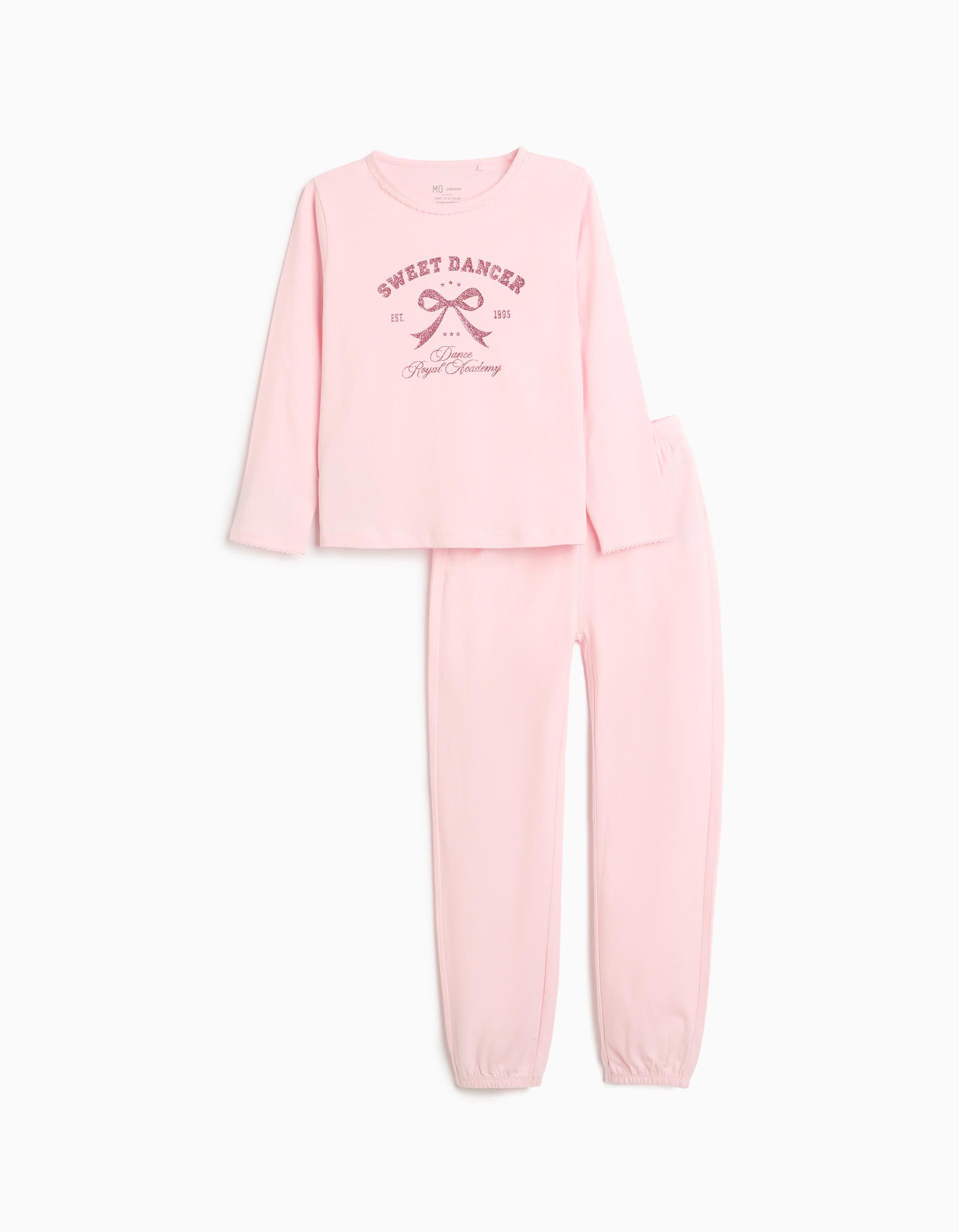 Comprar Online Pijama Jersey, Menina, Rosa Claro