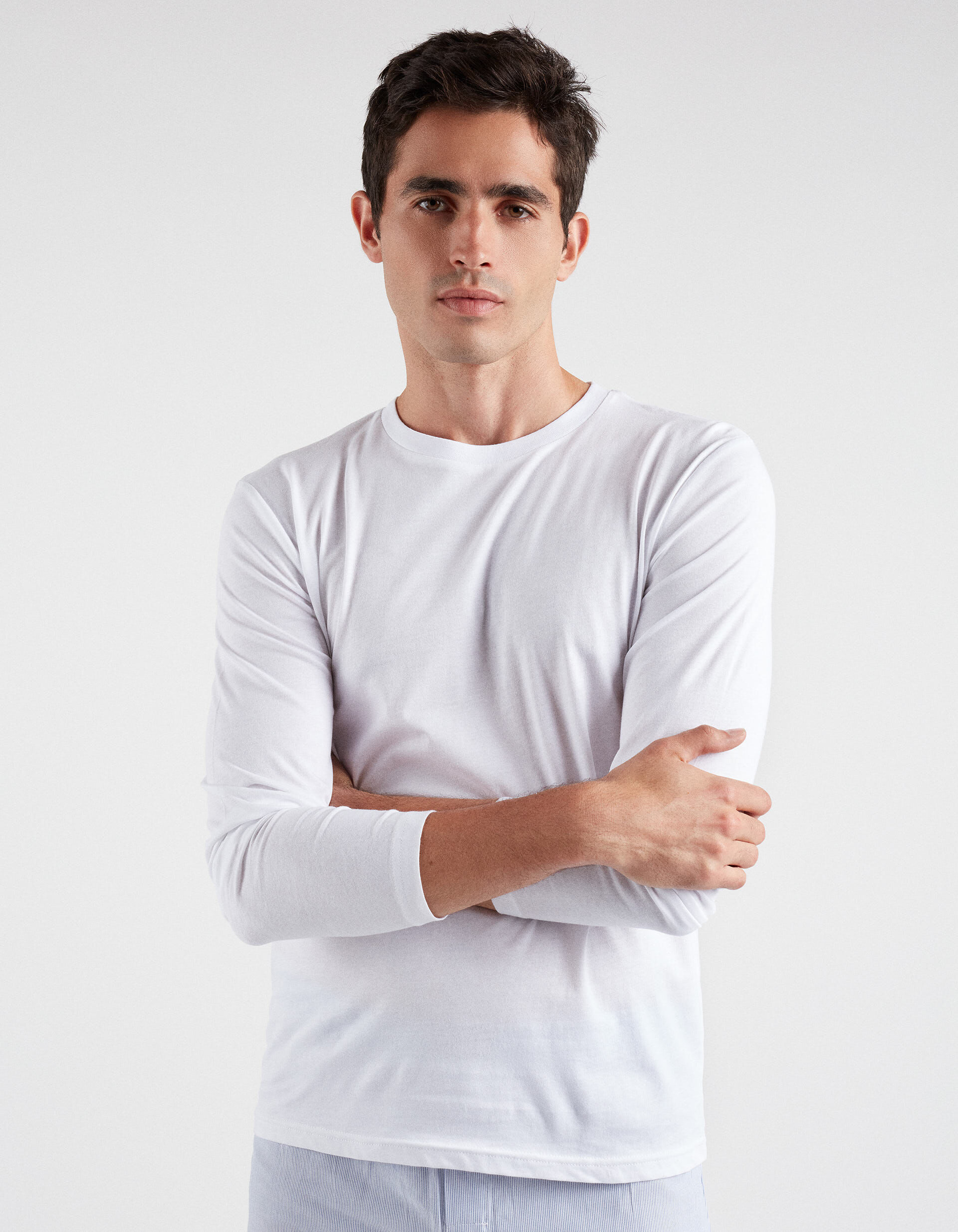 Comprar Online Pack 2 Camisolas Interiores Decote Redondo, Homem, Branco