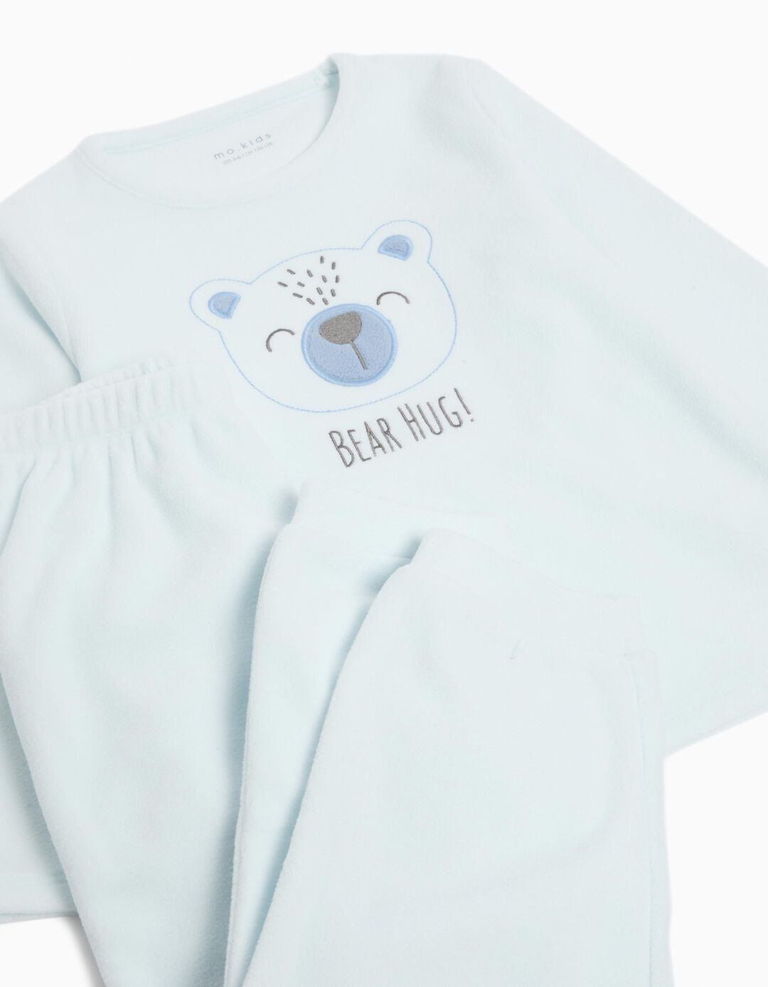 Pijama Polar, Menino, Azul Claro
