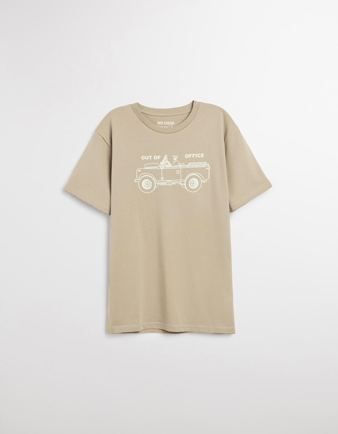 T-shirt Print, Homem, Verde Claro 