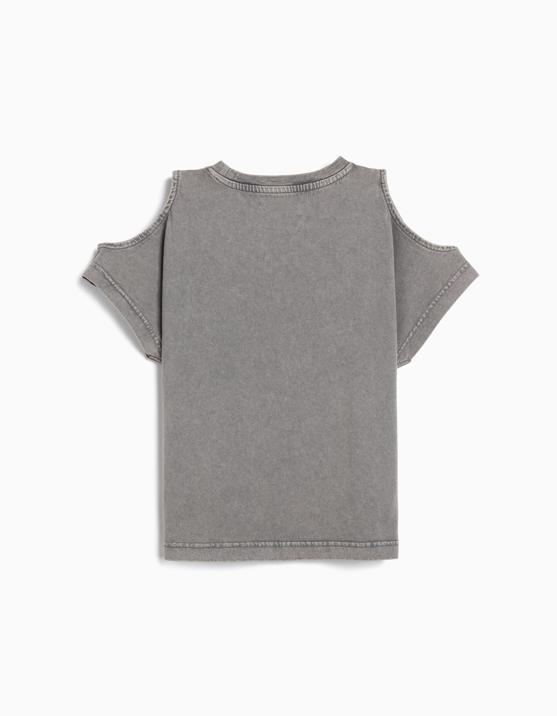 Comprar Online T-shirt Manga Curta Cut Out, Menina, Cinzento
