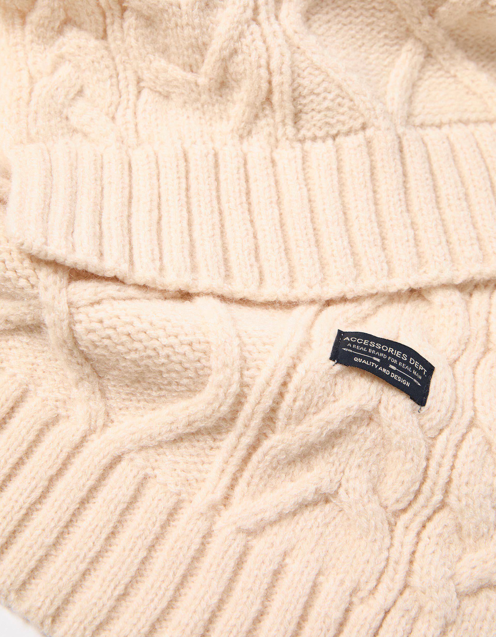 Comprar Online Cachecol em Malha, Homem, Bege