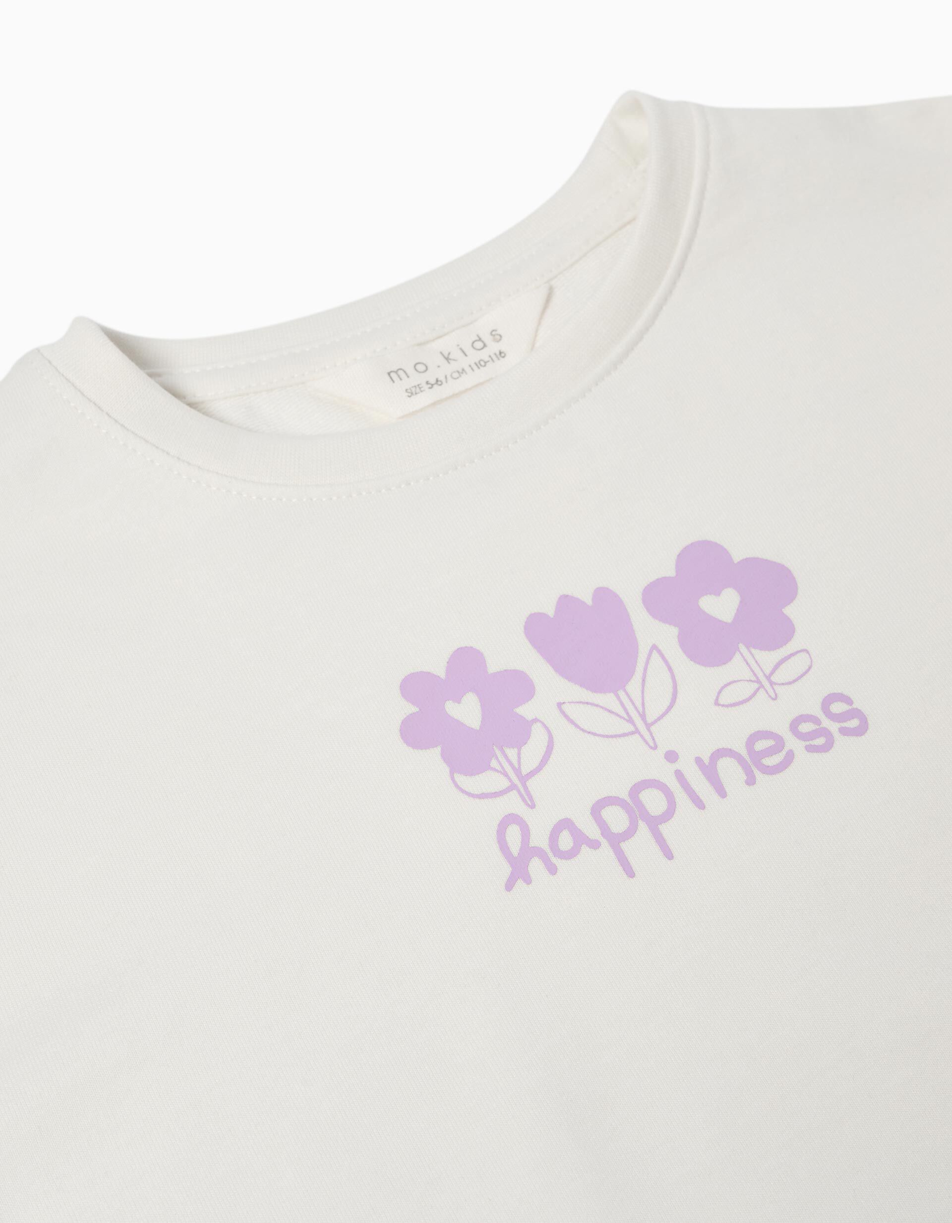 Comprar Online Conjunto T-shirt e Cal&ccedil;as, Menina, Branco 