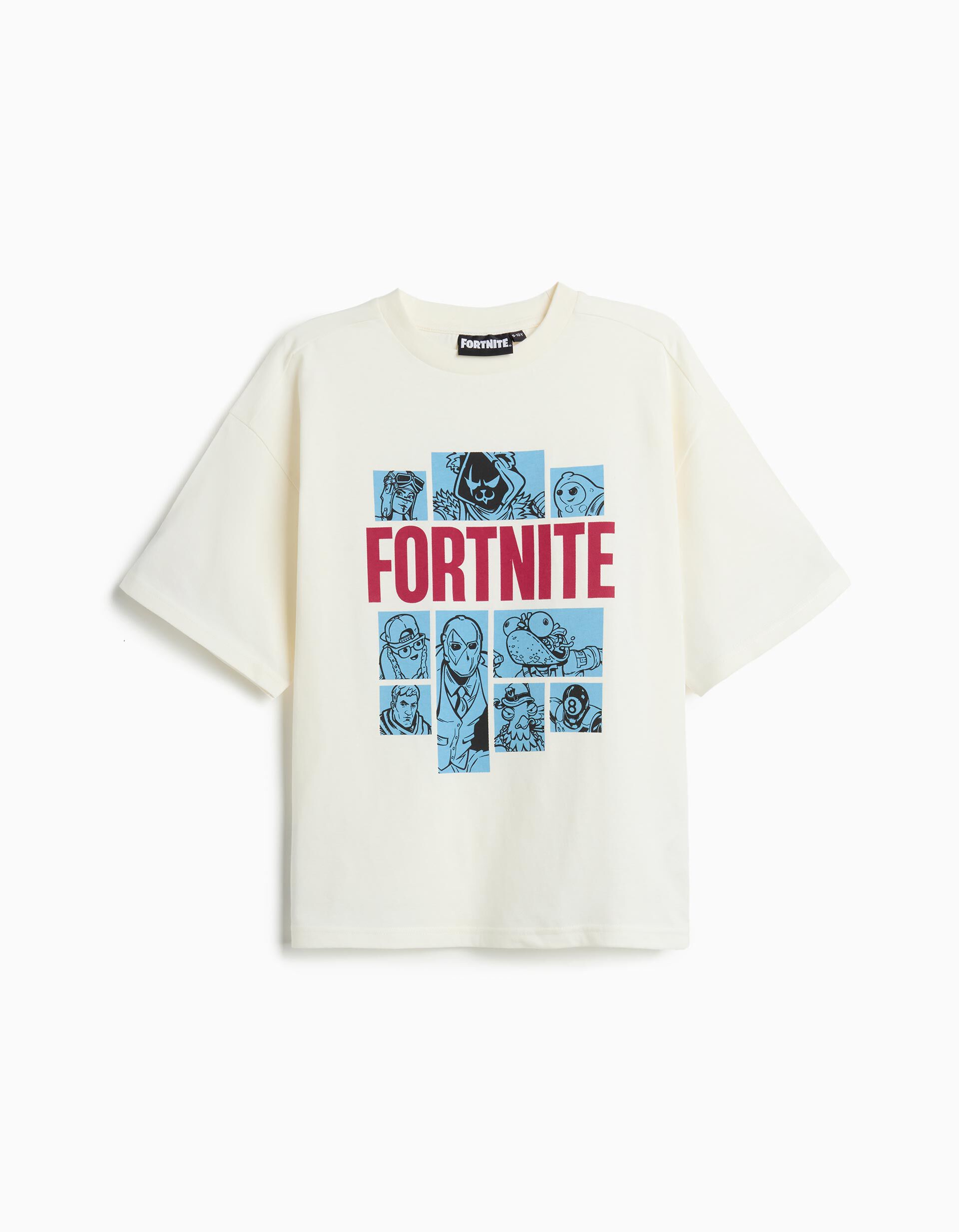 Comprar Online T-shirt  'Fortnite', Menino, Branco