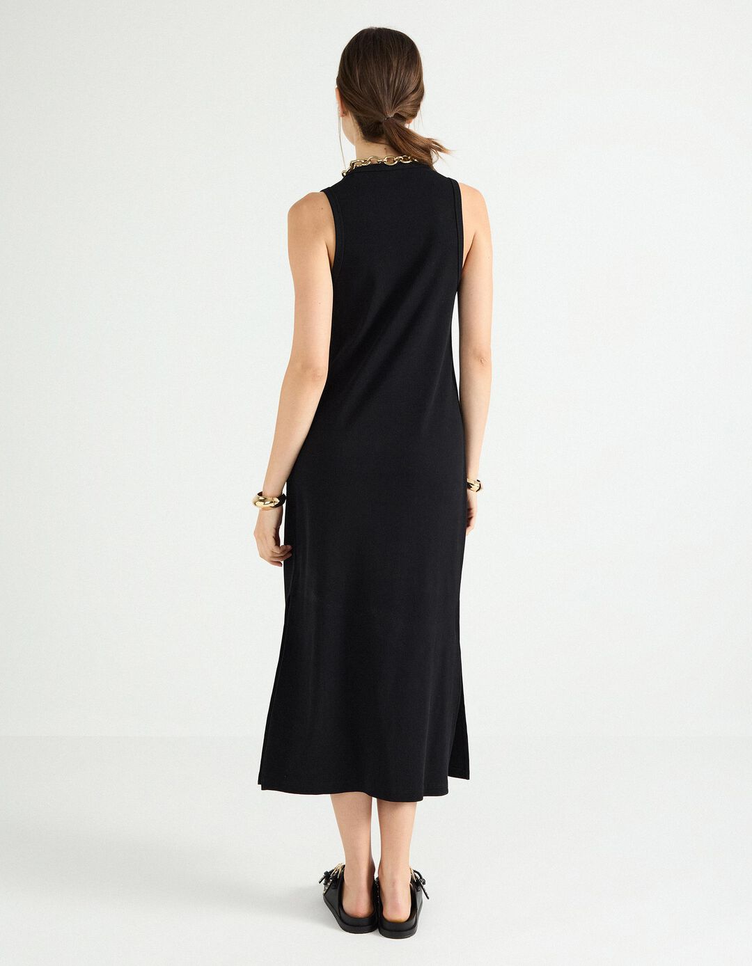 Vestido, Mulher, Preto