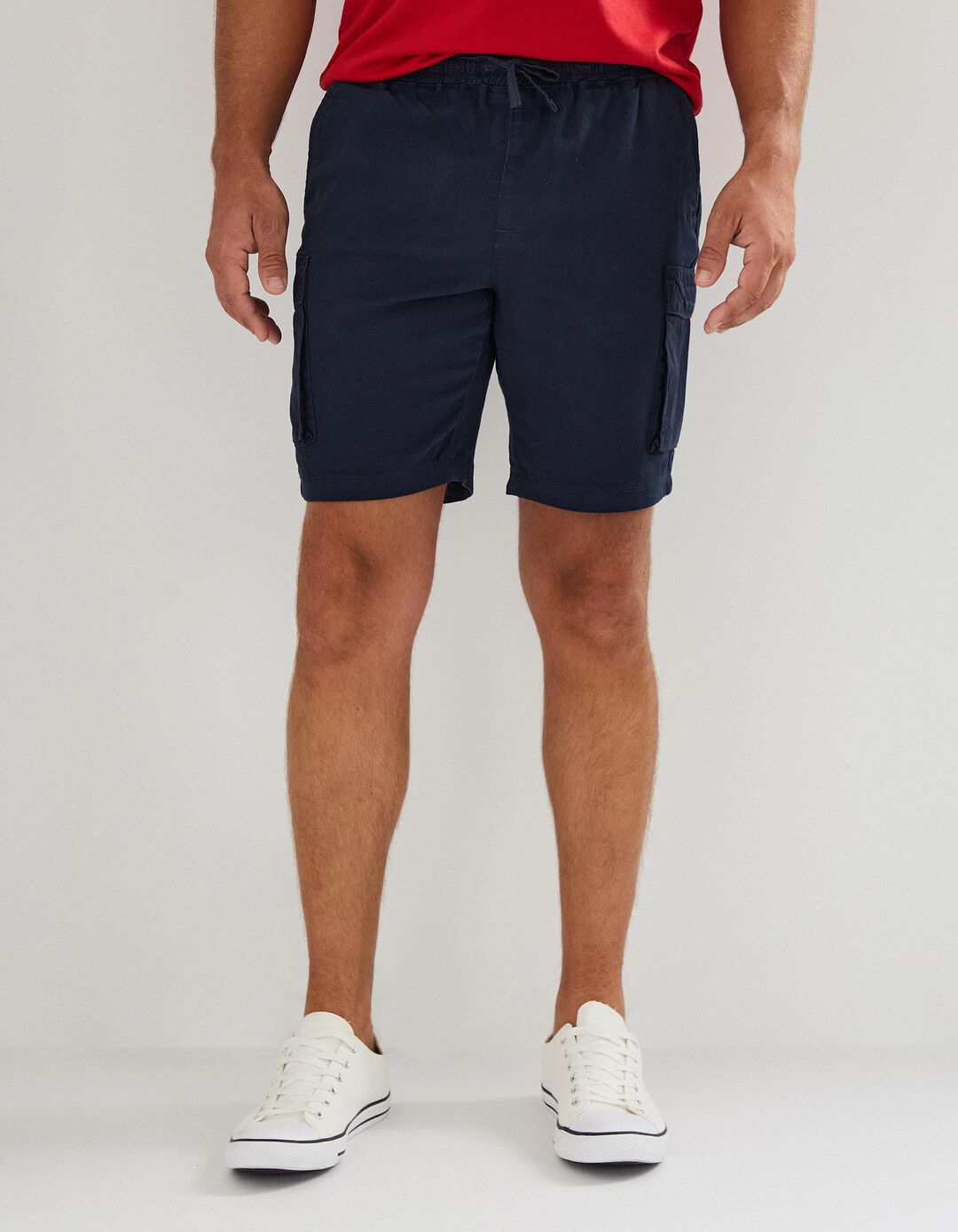 Calções de Felpa, Homem, Azul Escuro