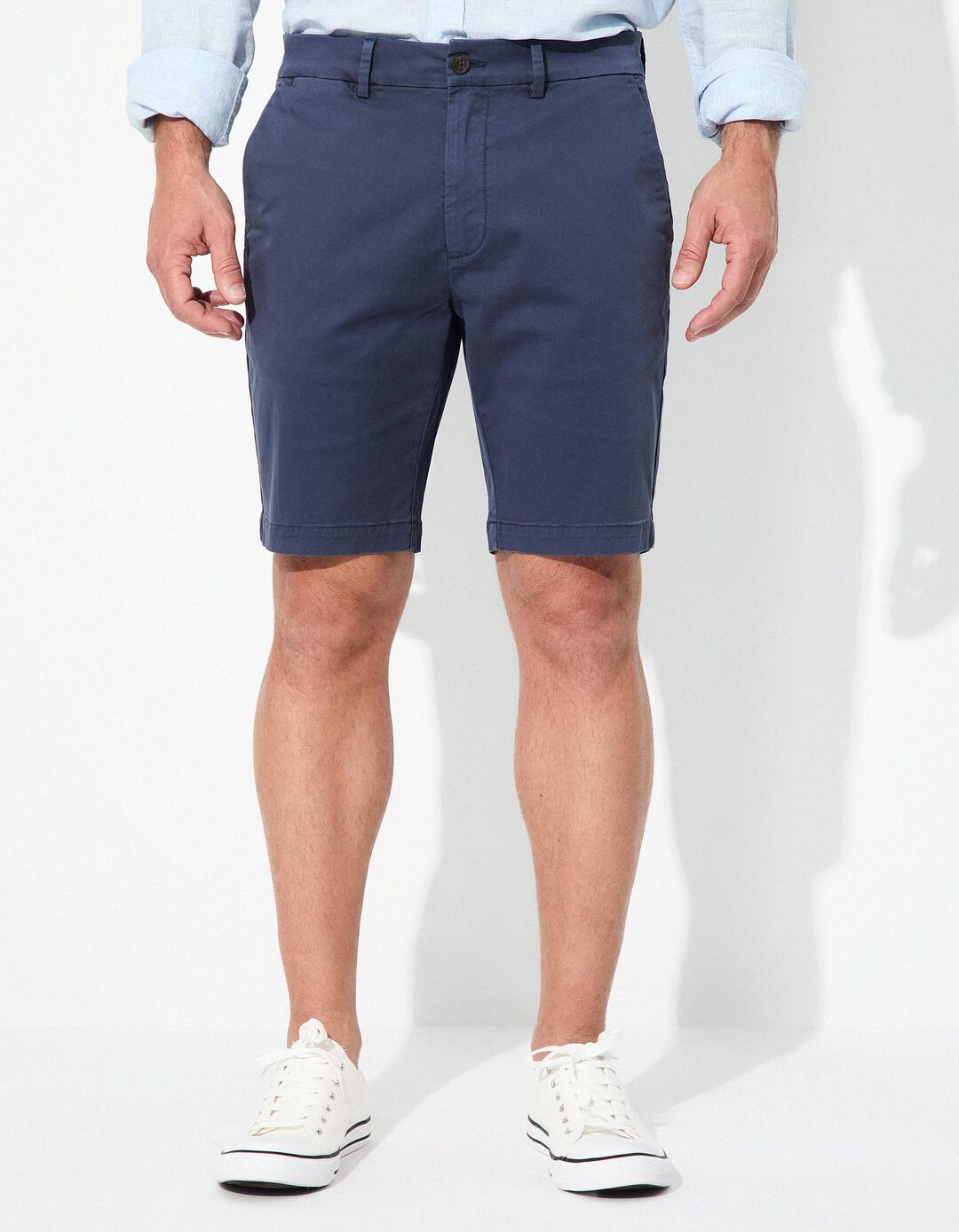 Calções 'Slim fit', Homem, Azul Escuro